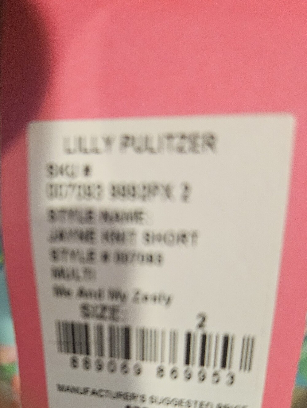 New Liily Pulitzer Short - Picture 4 of 5